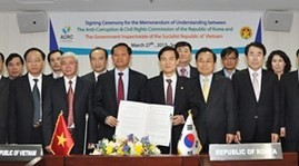 Vietnam, ROK sign anti-corruption pact - ảnh 1